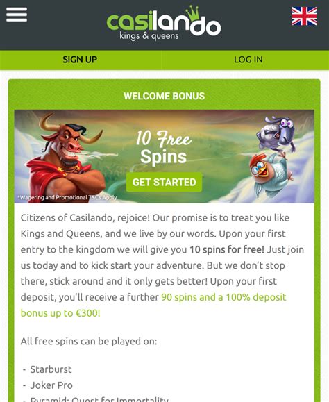 casilando free spins.